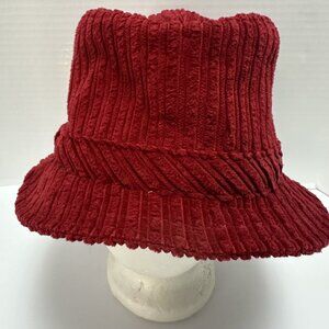 Betmar New York Fedora Red Hat Corduroy Stylish